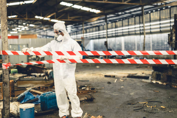 Professional Hoarding Cleanup technician working in Cedarburg, WI